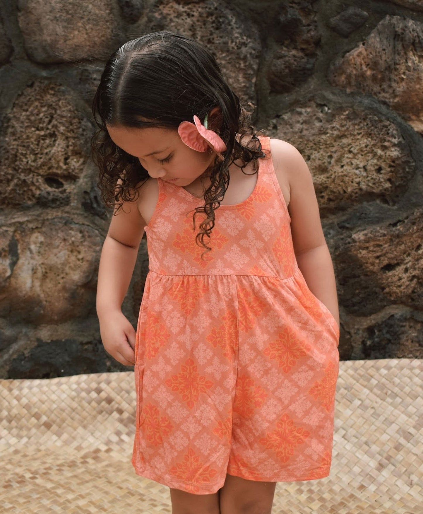Kapa Kuiki Keiki Kanoe Romper in POG