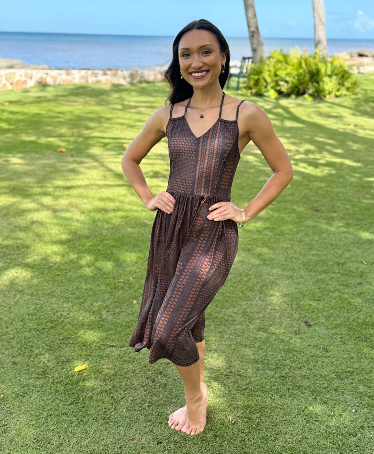 Kupulau Midi Dress Pewa