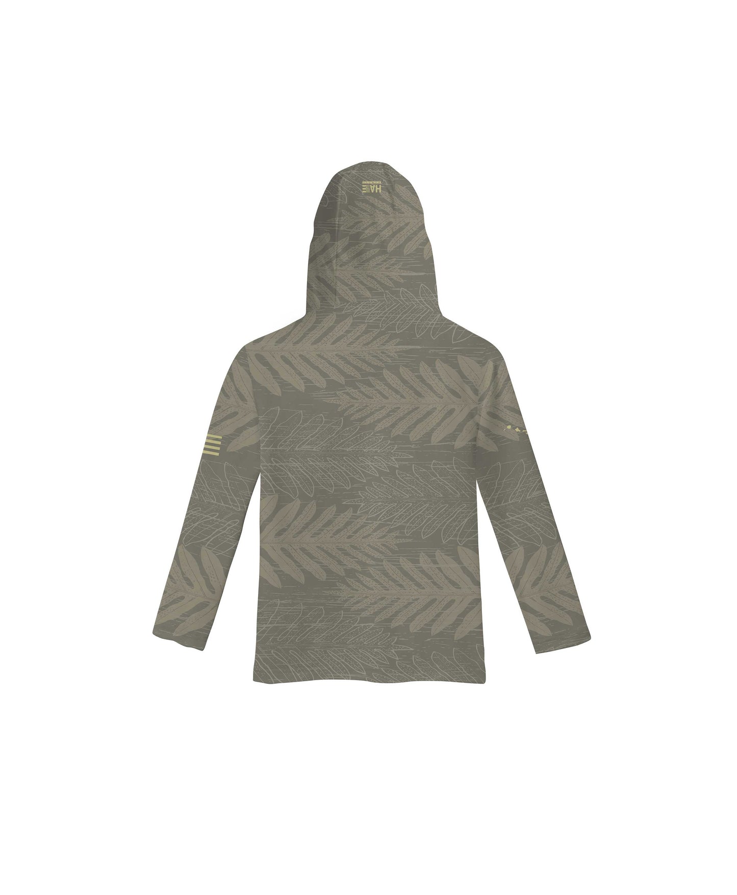 Lauae Olive Sublimated Toddler Hooded Long Sleeve Drifit