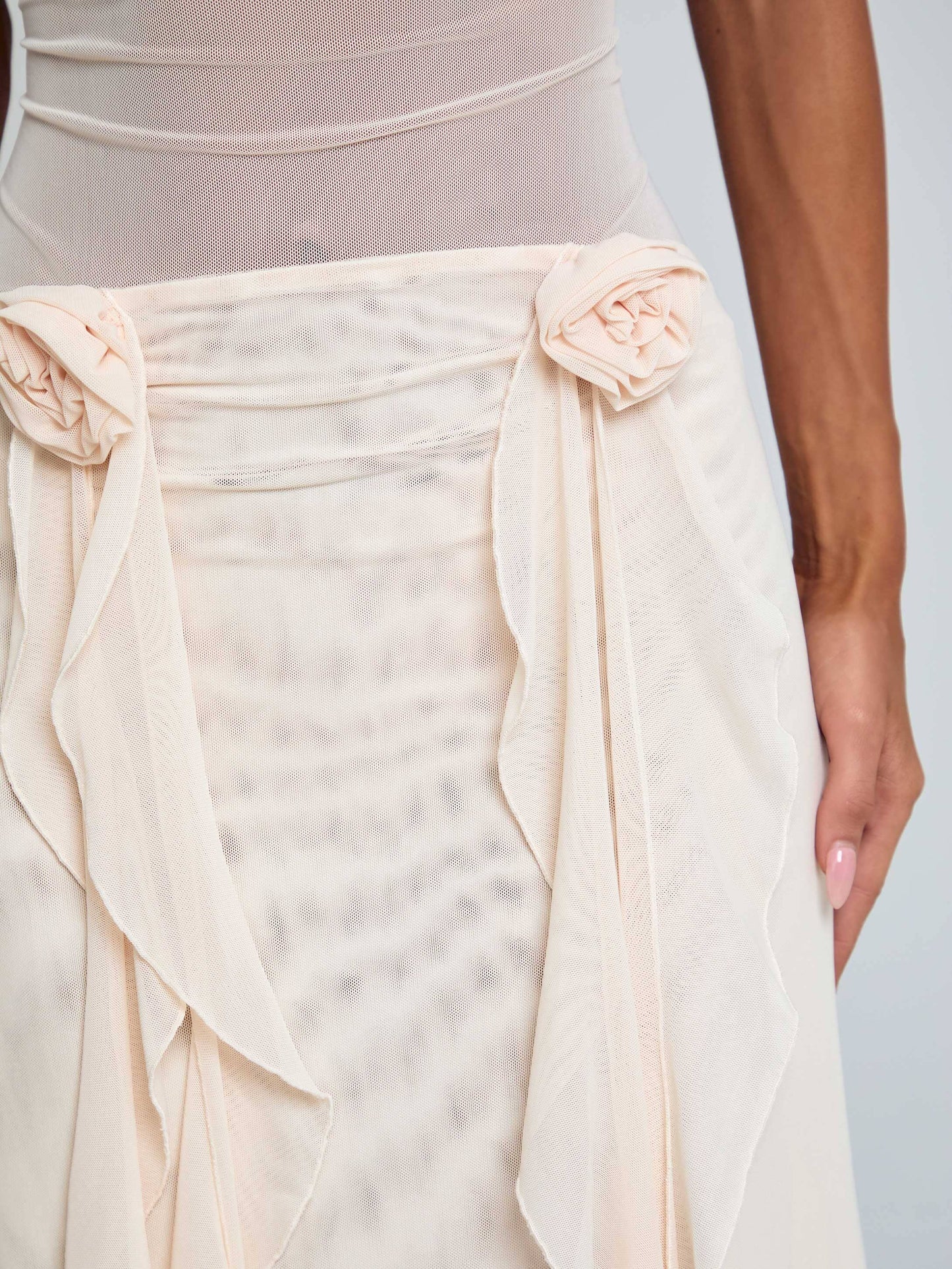 MARCELINE MAXI DRESS BEIGE