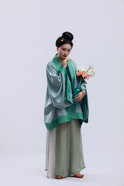 Haoshi Huasheng 好柿花生 Persimmon & Peanut Southern Song Dynasty Haoxiu Raccoon Sleeve Jacket