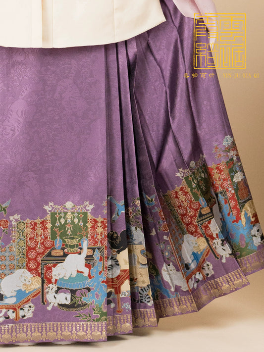 Baimao Fugui 百猫富贵 Hundred Wealthy Cats Mamian Skirt
