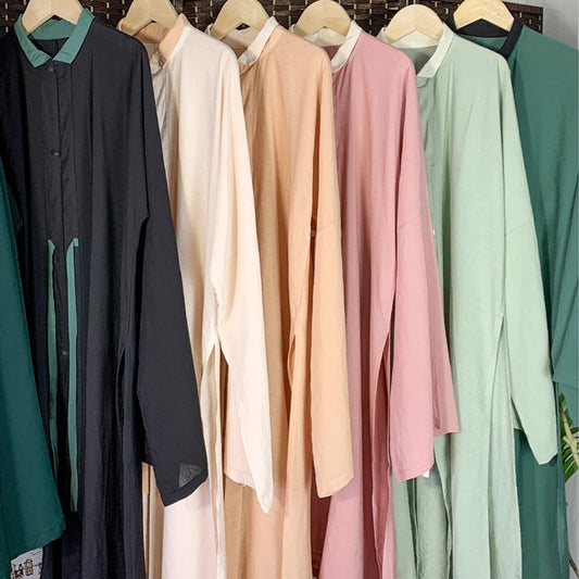 Yumi Xu 玉米须 Corn Silk Ming Dynasty Multicolored Liling Duijin Changshan Long Sleeve Top