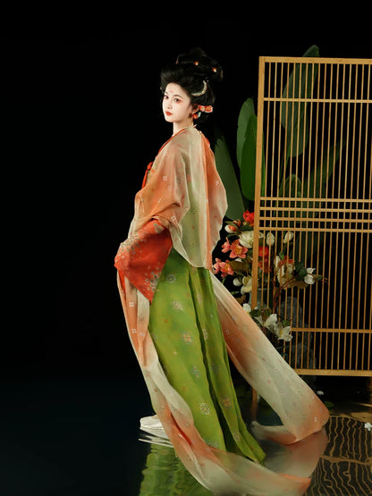 Ni Shang 霓裳 Tang Dynasty Embroidered Restoration Qixiong Ruqun Set