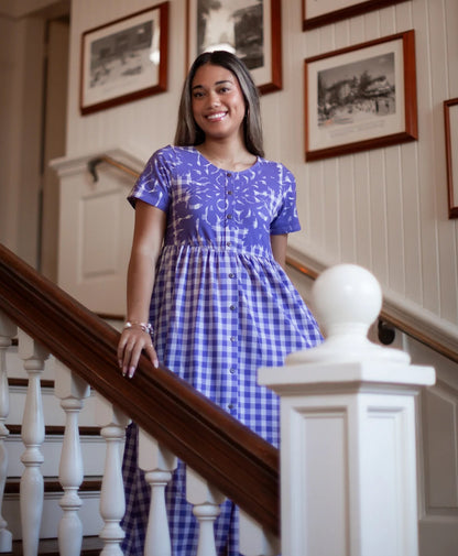 Palaka Kuiki Aulani Midi Dress Kula Lavender