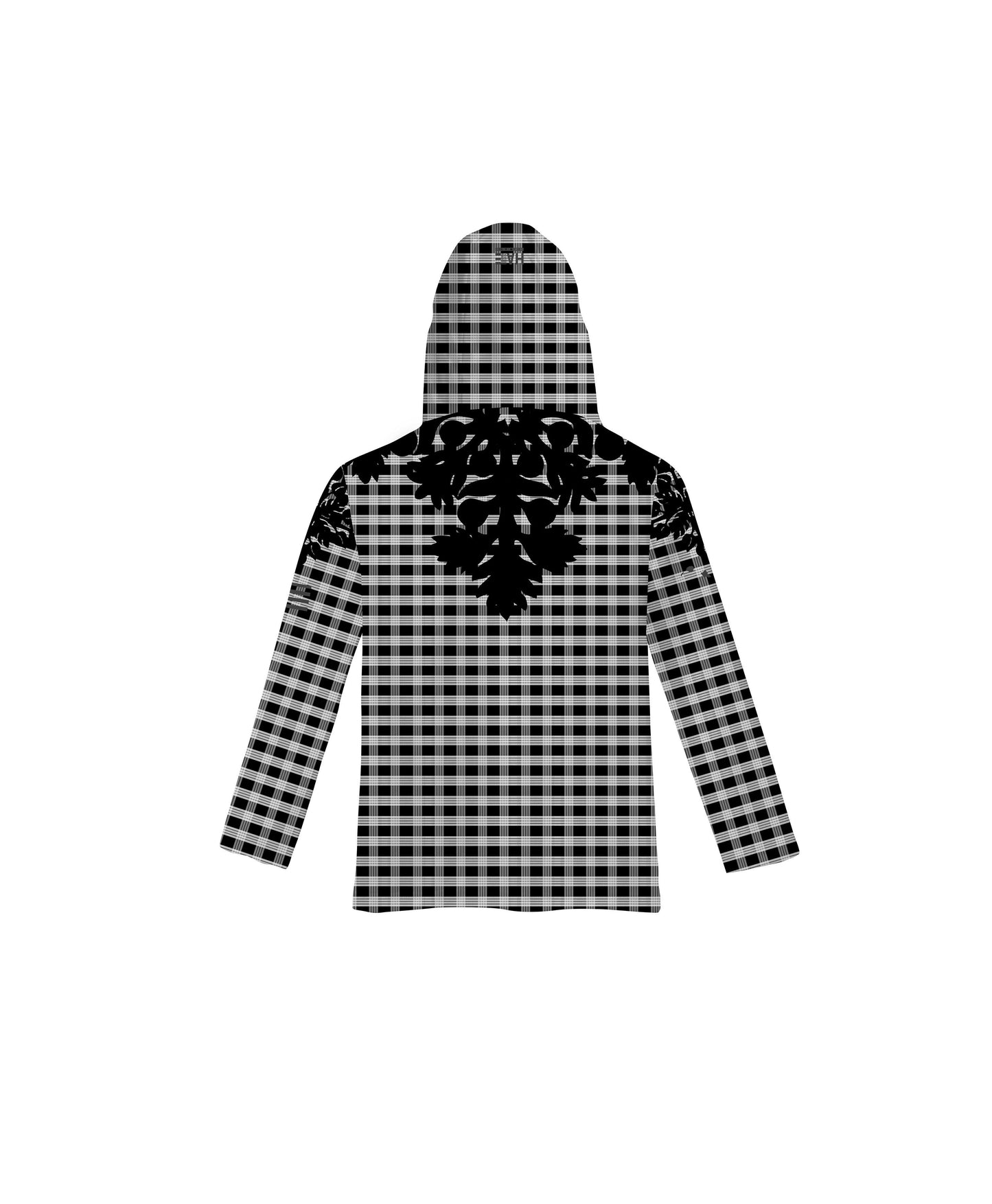 Palaka Kuiki Toddler Hooded Longsleve Drifit Black