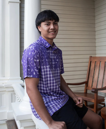 Palaka Kuiki Kane Pullover Kula Lavender