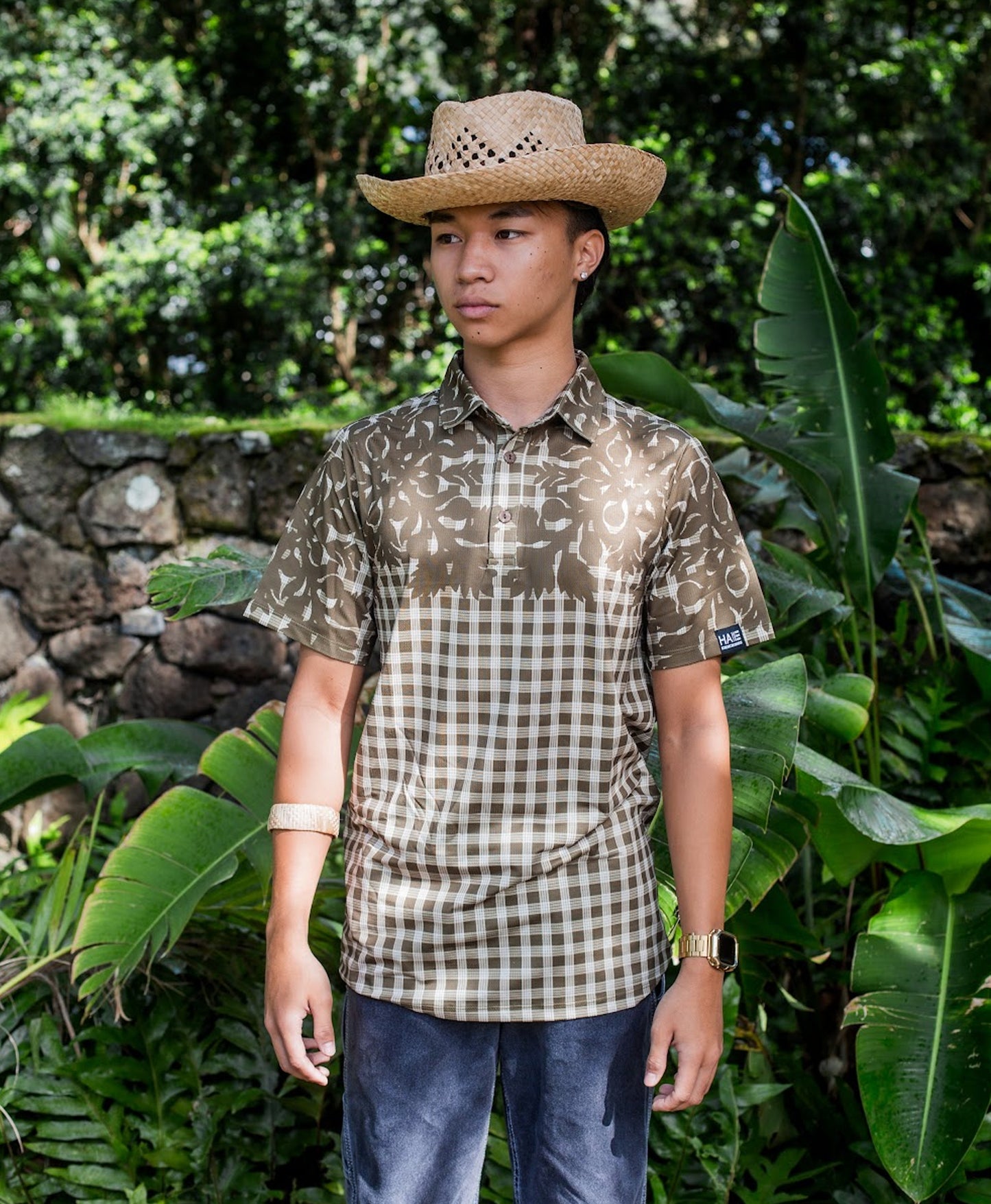 Palaka Kuiki Kane Pullover Olive