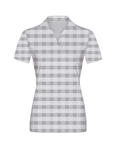 Palaka Wahine Anywhere Polo Gray