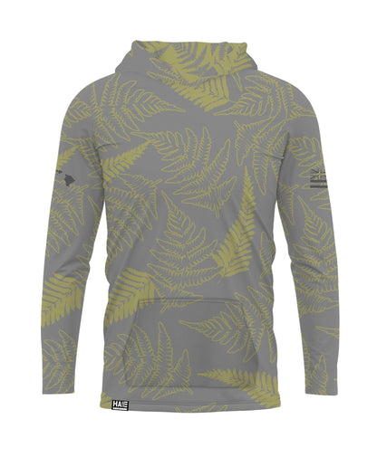 Palapalai Toddler Hooded Long Sleeve Drifit Gray Olive