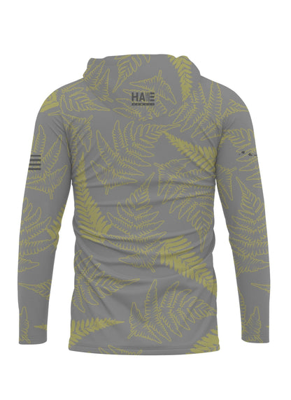 Palapalai Youth Hooded Long Sleeve Drifit Gray Olive