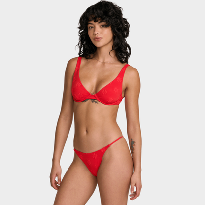 RVCA Daisies Medium French Bikini Bottoms