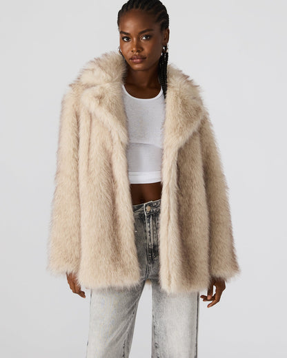 KINDRA COAT NATURAL