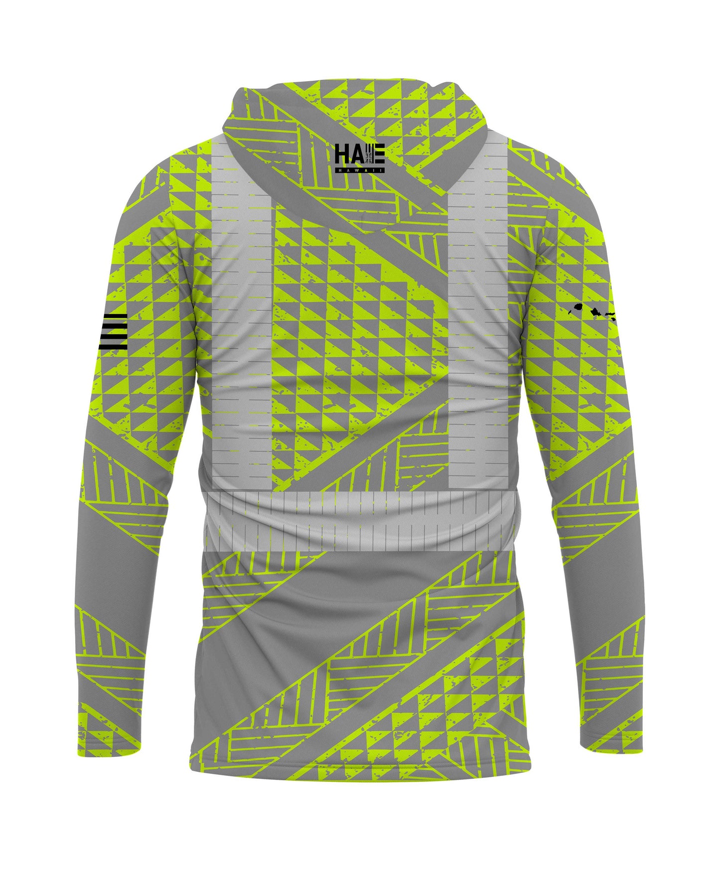 Ulana Reflective Hooded Longsleeve Drifit Neon Gray