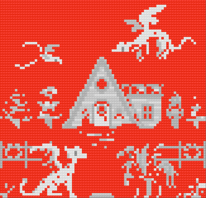 A Dragons Christmas | Pixel Charted