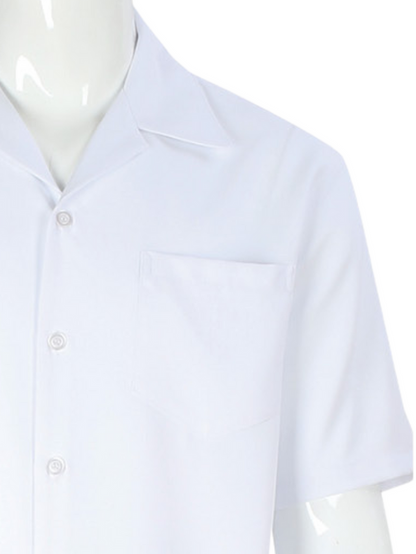 Apollo King Royal Diamond White Classic Fit Short Sleeve 2 Piece Walking Suit