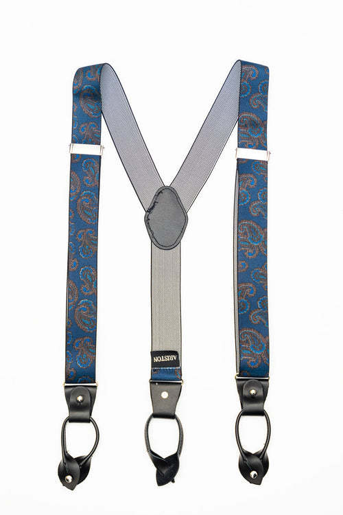 AR Paisley Suspenders - The Suit Depot
