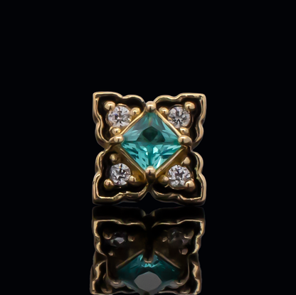 Yellow Gold / Brazilian Paraiba Tourmaline