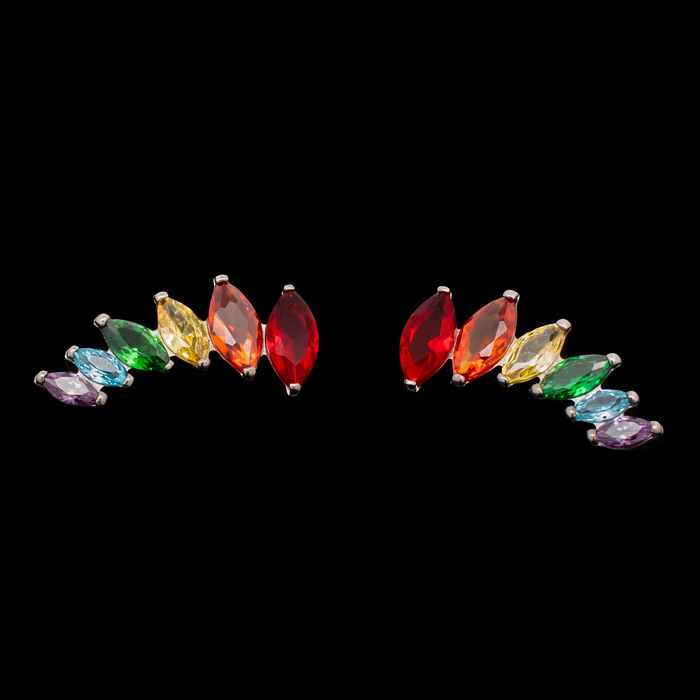 Auden - Rainbow 16G Internally Threaded End - Khrysos Jewelry