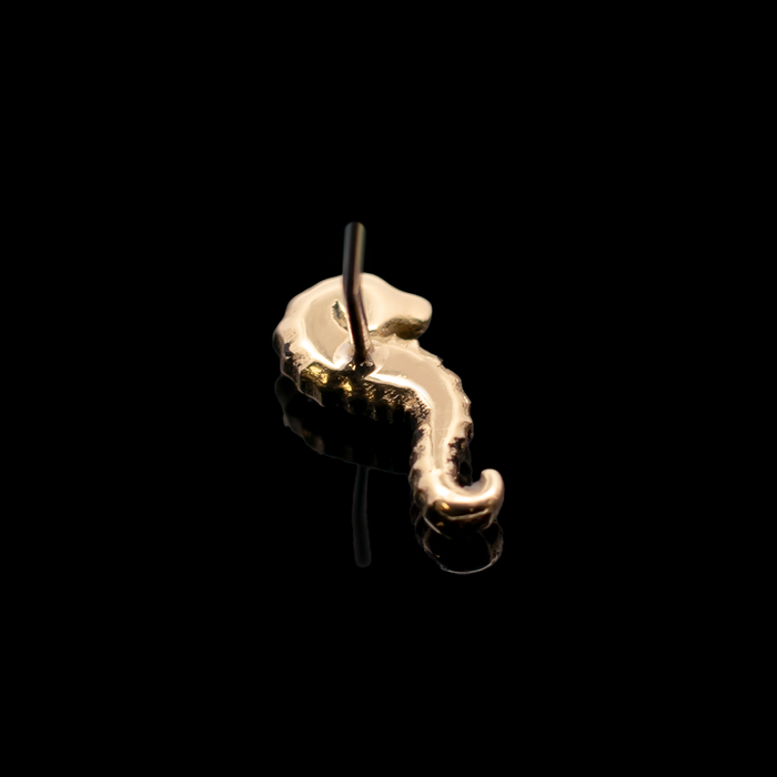 Auri - 18kt Gold Threadless End - Khrysos Jewelry