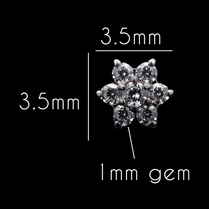 Aurielle - 16G Internally Threaded End - Khrysos Jewelry