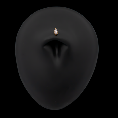 Aurum - 18kt Gold Threadless End - Khrysos Jewelry