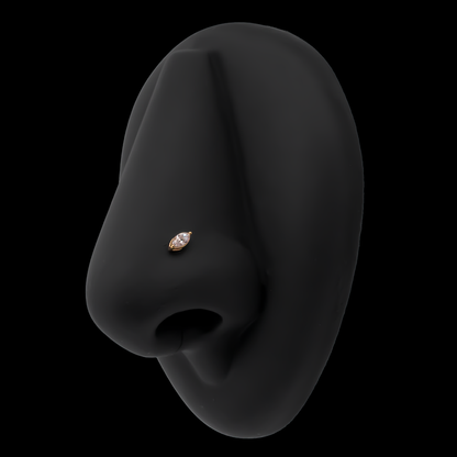 Aurum - 18kt Gold Threadless End - Khrysos Jewelry