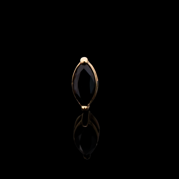 Aurum - 18kt Gold Threadless End - Khrysos Jewelry