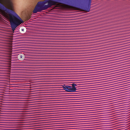 Navy & Strawberry Fizz | On Model | Detail