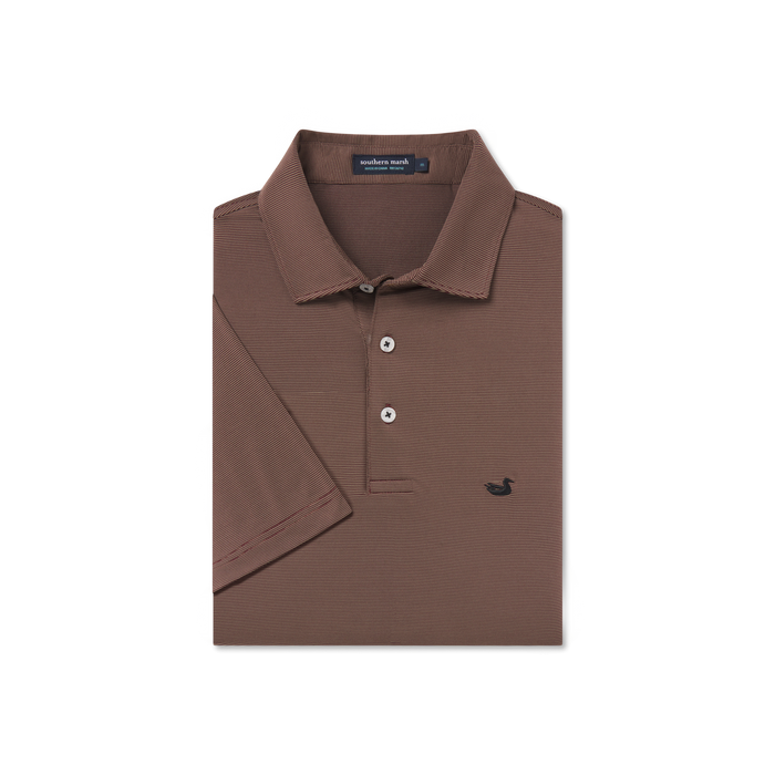 Maroon and Tan Stripe / Extra Small
