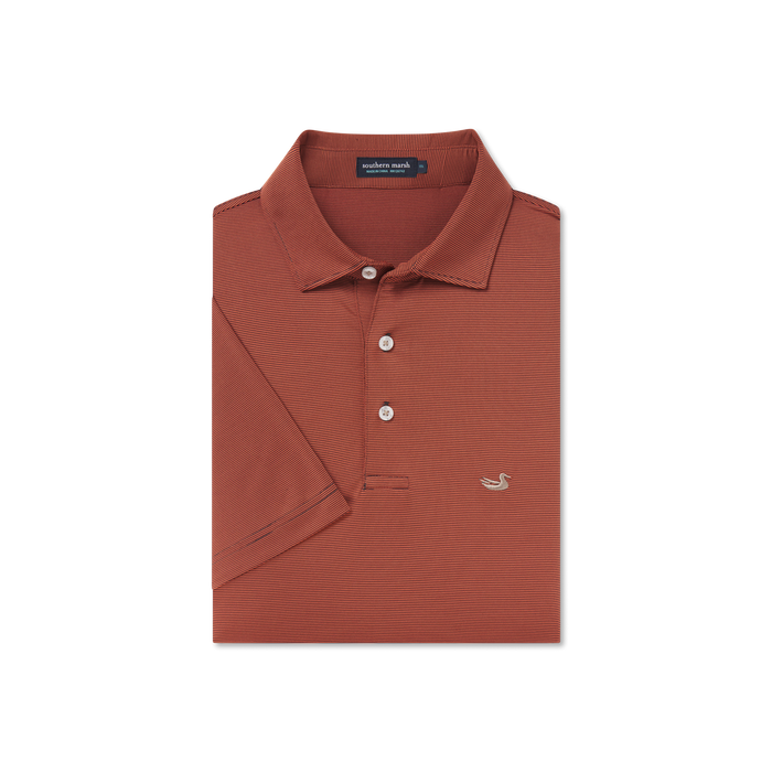 Navy  and Orange Stripe / Extra Small