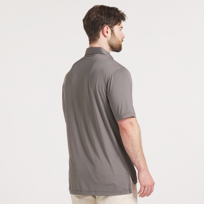 Mountain Purple and Gray Stripe | ON MODEL SIDE