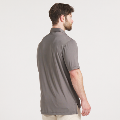 Mountain Purple and Gray Stripe | ON MODEL SIDE