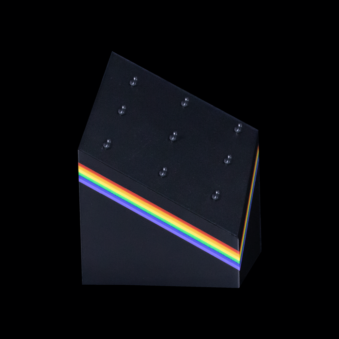 Block 9 Clip Rainbow Jewelry Display - Khrysos Jewelry