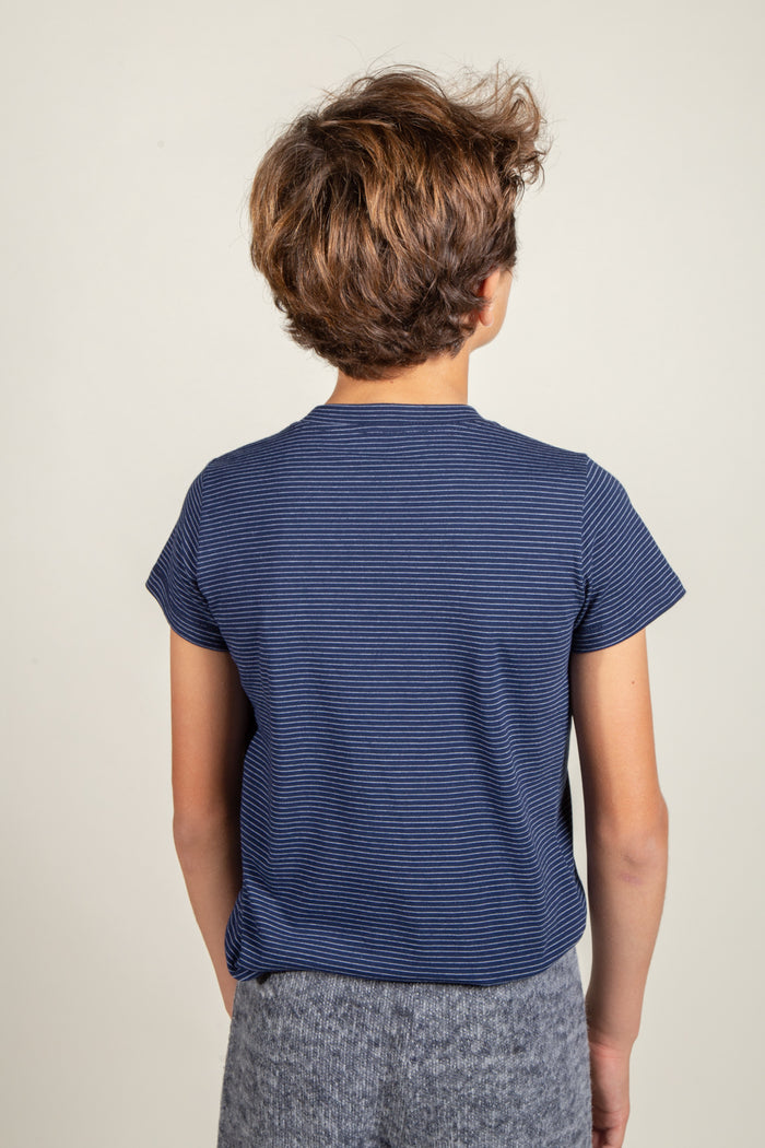 Boy's Jersey Striped Tee - view 2