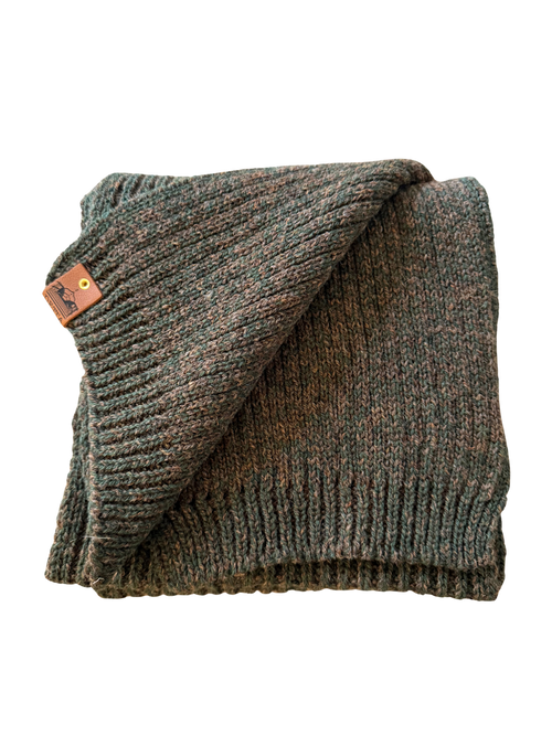 Bracken Ribbed Bute Scarf