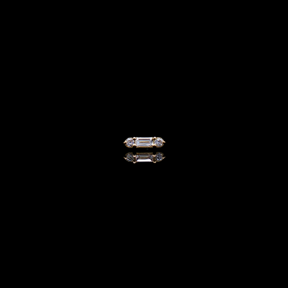 Briar - 18kt Gold Threadless End - Khrysos Jewelry