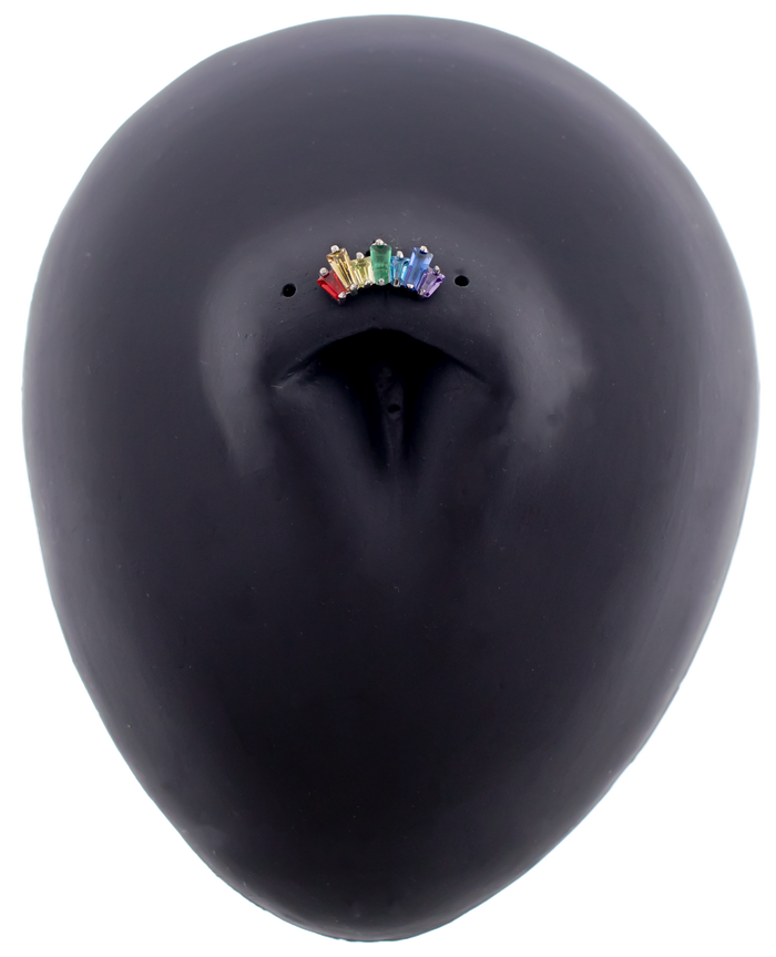 Bridger - 16G Rainbow Internally Threaded End - Khrysos Jewelry