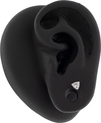 Cairo- Trillion Prong Set Low Profile End - Khrysos Jewelry