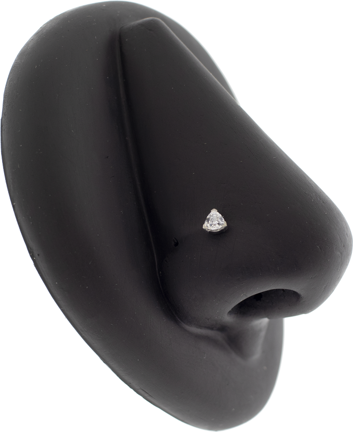 Cairo- Trillion Prong Set Low Profile End - Khrysos Jewelry