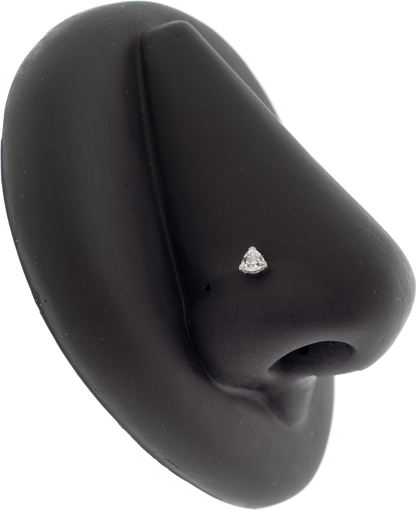 Cairo- Trillion Prong Set Low Profile End - Khrysos Jewelry