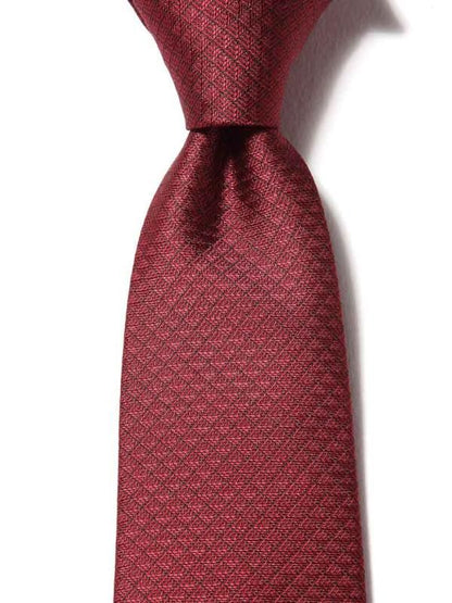 Campania Structure Dark Maroon Silk Tie