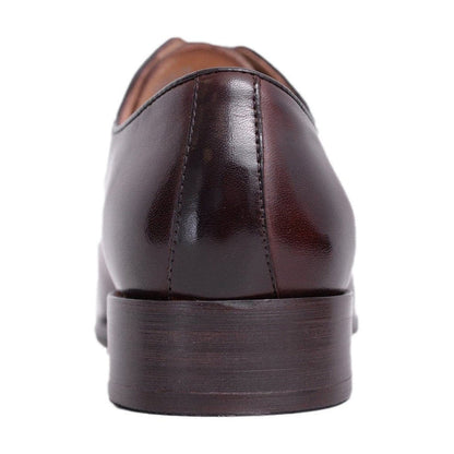 Carrucci Shoes For Amazon Carrucci Mens Brown Chestnut Whole Cut Oxford Leather Dress Shoes