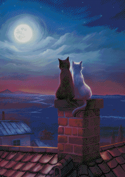 Cats On A Roof