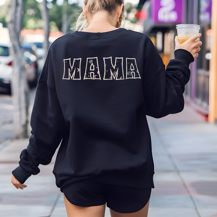 Celestial Mama Applique Crewneck
