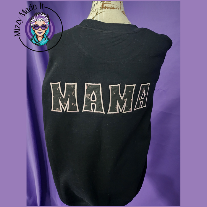 Celestial Mama Applique Crewneck