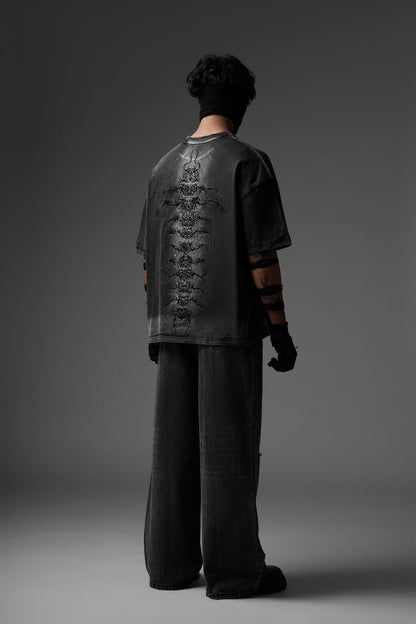 Centebrae - Cut N Stitched Washed Tshirt