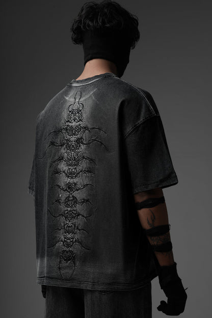 Centebrae - Cut N Stitched Washed Tshirt