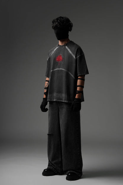 Centebrae - Cut N Stitched Washed Tshirt