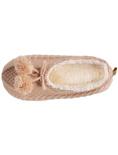 Chaussettes-chaussons Femme Pompons